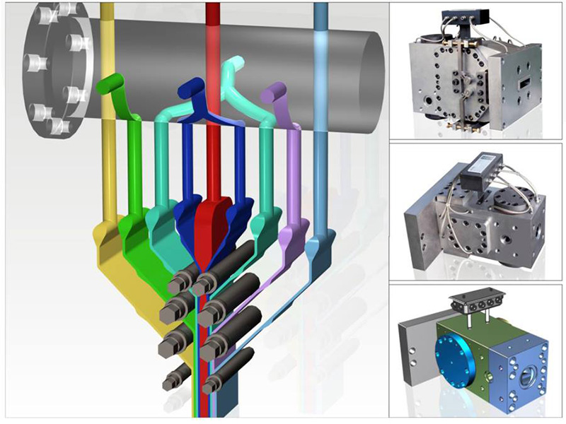 PC One Line Sheet Extruder Machine 9 fenpeiqi